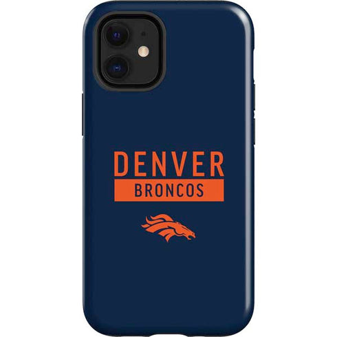 NFL Denver Broncos Blue Performance Series iPhone 12 Mini Impact Case