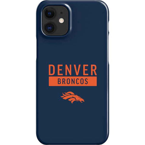 NFL Denver Broncos Blue Performance Series iPhone 12 Mini Lite Case