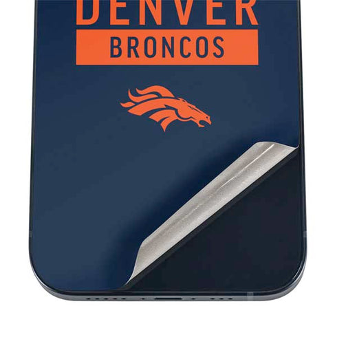 NFL Denver Broncos Blue Performance Series iPhone 12 Mini Skin