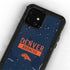 NFL Denver Broncos Blue Performance Series iPhone 12 Mini Waterproof Case