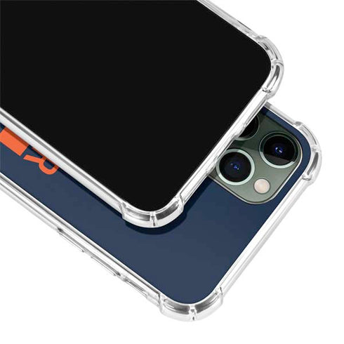 NFL Denver Broncos Blue Performance Series iPhone 12 Pro Clear Case