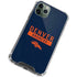 NFL Denver Broncos Blue Performance Series iPhone 12 Pro Clear Case