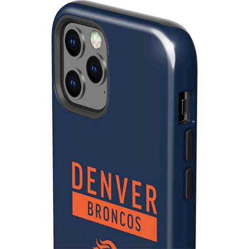 NFL Denver Broncos Blue Performance Series iPhone 12 Pro Impact Case
