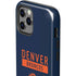 NFL Denver Broncos Blue Performance Series iPhone 12 Pro Impact Case