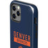 NFL Denver Broncos Blue Performance Series iPhone 12 Pro Max Impact Case