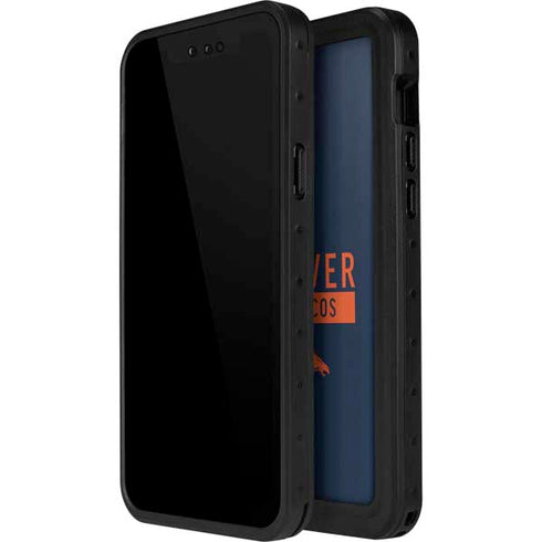 NFL Denver Broncos Blue Performance Series iPhone 12 Pro Waterproof Case