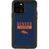 NFL Denver Broncos Blue Performance Series iPhone 12 Pro Waterproof Case