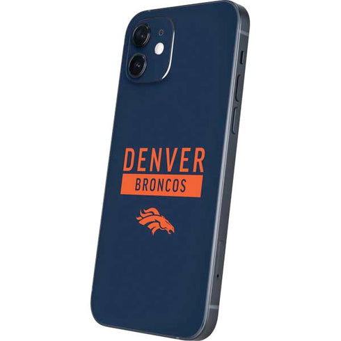 NFL Denver Broncos Blue Performance Series iPhone 12 Skin