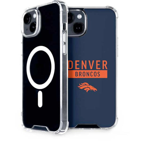 NFL Denver Broncos Blue Performance Series iPhone 13 MagSafe Case