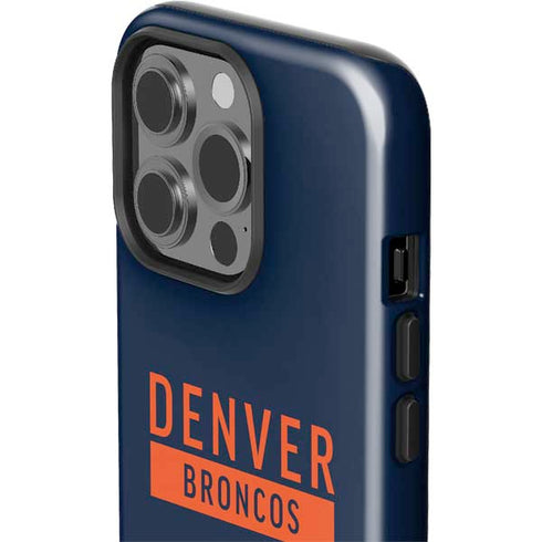 NFL Denver Broncos Blue Performance Series iPhone 13 Pro Impact Case