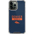 NFL Denver Broncos Blue Performance Series iPhone 13 Pro Max Clear Case