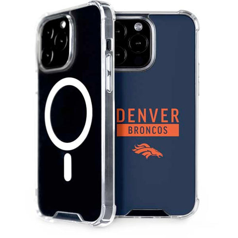 NFL Denver Broncos Blue Performance Series iPhone 13 Pro Max MagSafe Case