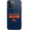 NFL Denver Broncos Blue Performance Series iPhone 13 Pro Skin