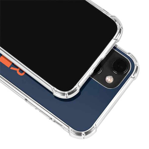 NFL Denver Broncos Blue Performance Series iPhone 14 Clear Case