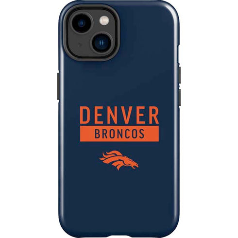 NFL Denver Broncos Blue Performance Series iPhone 15 Plus Impact Case