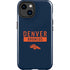NFL Denver Broncos Blue Performance Series iPhone 15 Plus Impact Case