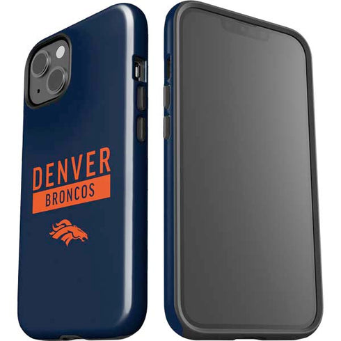 NFL Denver Broncos Blue Performance Series iPhone 15 Plus Impact Case