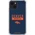 NFL Denver Broncos Blue Performance Series iPhone 15 Plus Clear Case