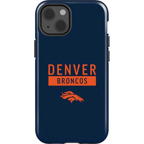 NFL Denver Broncos Blue Performance Series iPhone 15 Impact Case