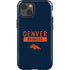 NFL Denver Broncos Blue Performance Series iPhone 15 Impact Case