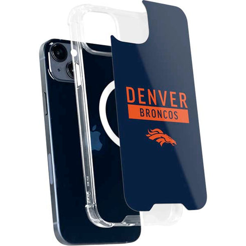 NFL Denver Broncos Blue Performance Series iPhone 15 Plus MagSafe Case