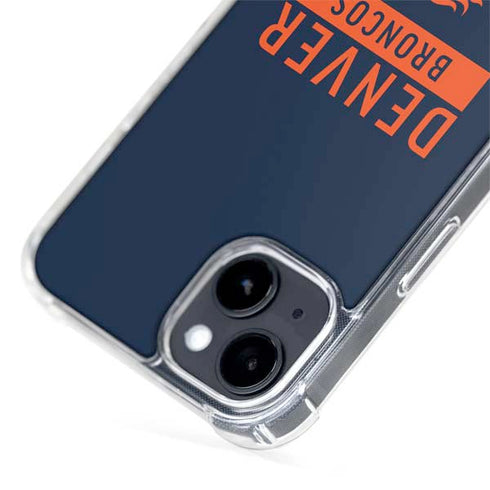 NFL Denver Broncos Blue Performance Series iPhone 15 Plus MagSafe Case