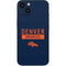 NFL Denver Broncos Blue Performance Series iPhone 14 Plus Skin