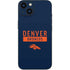 NFL Denver Broncos Blue Performance Series iPhone 14 Plus Skin
