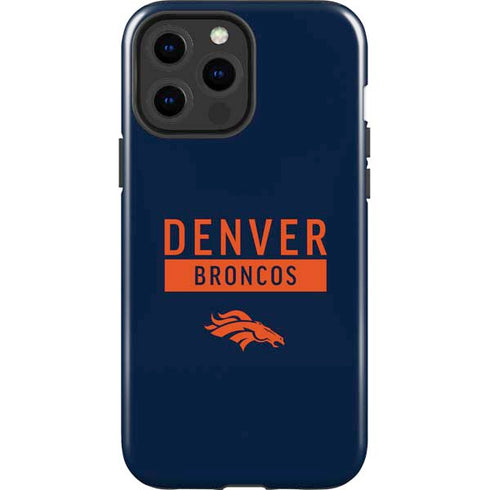 NFL Denver Broncos Blue Performance Series iPhone 15 Pro Max Impact Case