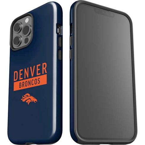 NFL Denver Broncos Blue Performance Series iPhone 15 Pro Max Impact Case