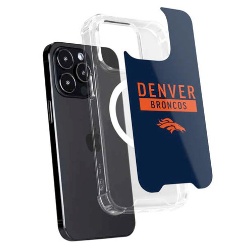 NFL Denver Broncos Blue Performance Series iPhone 15 Pro Max MagSafe Case