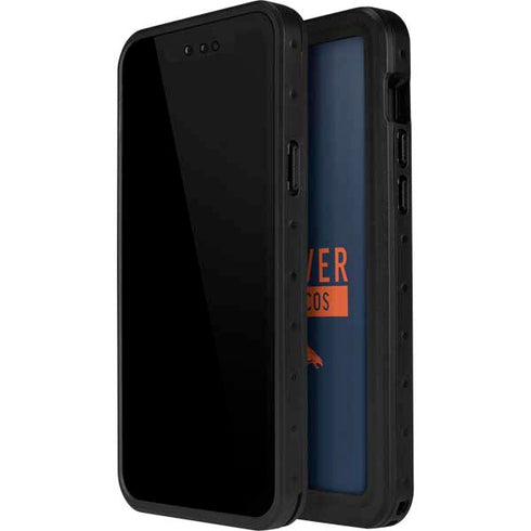 NFL Denver Broncos Blue Performance Series iPhone 14 Pro Max Waterproof Case