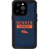 NFL Denver Broncos Blue Performance Series iPhone 14 Pro Waterproof Case