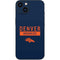 NFL Denver Broncos Blue Performance Series iPhone 14 Skin