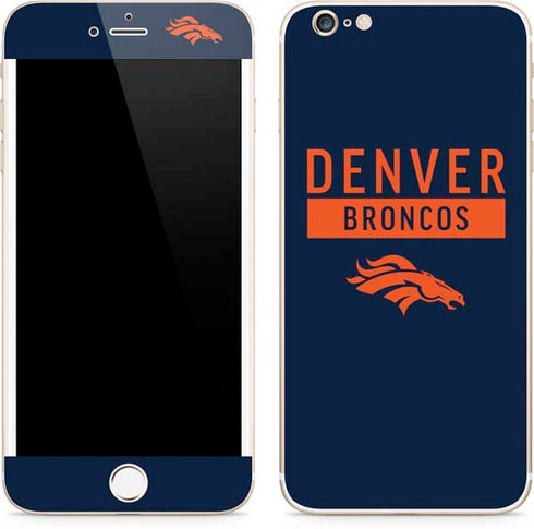 NFL Denver Broncos Blue Performance Series iPhone 6/6s Plus Skin