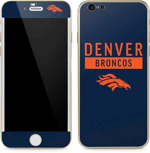 NFL Denver Broncos Blue Performance Series iPhone 6/6s Skin