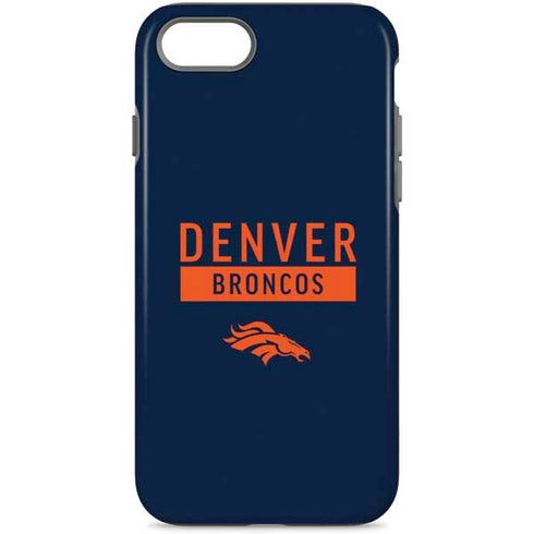 NFL Denver Broncos Blue Performance Series iPhone 8 Pro Case