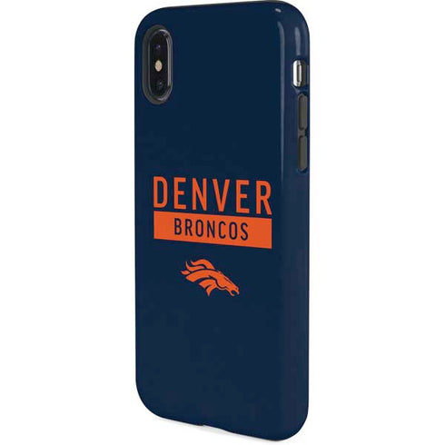 NFL Denver Broncos Blue Performance Series iPhone X Pro Case