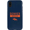 NFL Denver Broncos Blue Performance Series iPhone XR Pro Case
