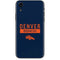 NFL Denver Broncos Blue Performance Series iPhone XR Skin