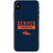 NFL Denver Broncos Blue Performance Series iPhone XS Max Skin