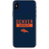 NFL Denver Broncos Blue Performance Series iPhone XS Max Skin