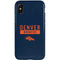 NFL Denver Broncos Blue Performance Series iPhone XS Pro Case