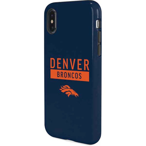 NFL Denver Broncos Blue Performance Series iPhone XS Pro Case