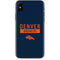 NFL Denver Broncos Blue Performance Series iPhone XS Skin