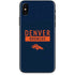 NFL Denver Broncos Blue Performance Series iPhone XS Skin
