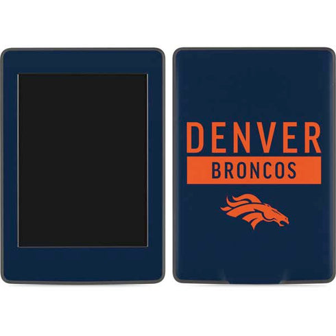 NFL Denver Broncos Blue Performance Series Amazon Kindle Skin
