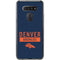 NFL Denver Broncos Blue Performance Series LG K51/Q51 Clear Case
