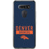 NFL Denver Broncos Blue Performance Series LG K51/Q51 Clear Case