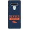 NFL Denver Broncos Blue Performance Series LG Stylo 6 Clear Case